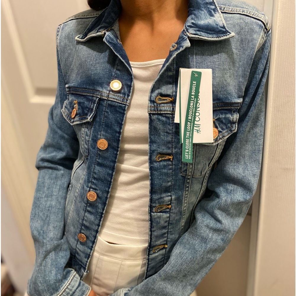 H&M jean jacket, new with tags (NWT)